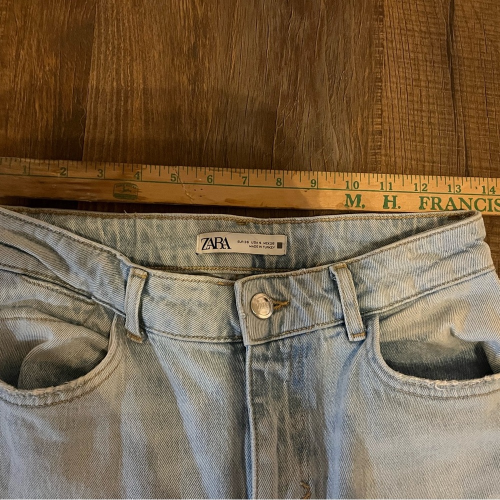 Light Blue Distressed Zara denim - Picture 12 of 12
